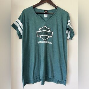 Harley-Davidson Tee Women’s 2XL Geometric Boswells Country Roads Cookeville TN